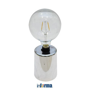 INFORMA FLORRY LAMPU MEJA - SILVER