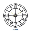 INFORMA - JAM DINDING BESI-IRON WIRE WALL CLOCK R005 65X65X4CM