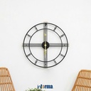 INFORMA - JAM DINDING BESI-IRON WIRE WALL CLOCK R004 65X65X4CM