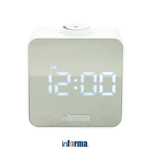 INFORMA - JAM MEJA DIGITAL-DIGITAL ALARM TABLE CLOCK 2881 WHITE