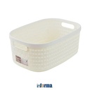 INFORMA - KOTAK PENYIMPANAN-POLKA OVAL STORAGE BOX L WHITE