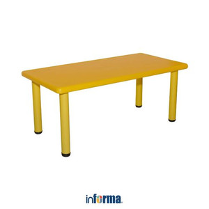 INFORMA YARIS MEJA ANAK RECTANGLE - KUNING