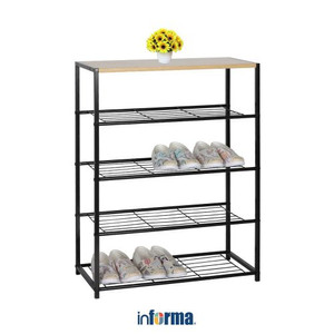 INFORMA - RAK SEPATU-BRANDON 4 TIER SHOE RACK 63X30X83CM