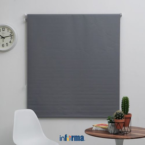 GORDEN ROLLER BLIND B/O SOLID GREY 60X240CM