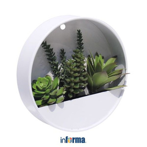 TANAMAN PLASTIK - WALL SUCCULENT HEXAGONAL 52G 19.7X19.8CM