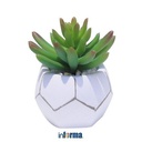 INFORMA - BUNGA PLASTIK - ARTIFICIAL LOTUS IN POT 46G 9X9X10.2CM