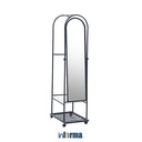 CERMIN BADAN - STANDING MIRROR 02 159.5X38.5X60.5CM BLK