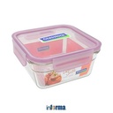 Informa - Glasslock 900 Ml Fancy Wadah Makanan - Ungu