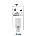 RAK TOILET-TOILET RACK 3-TIER 61X25X165CM WHITE