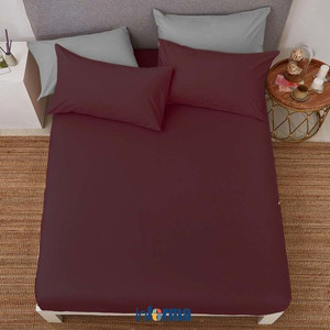 Informa - Linotela 50X75 Cm Set 2 Pcs Sarung Bantal - Merah Bata