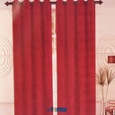 GORDEN SET CURTAIN SET VELVET RED 140X250CM