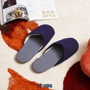 SANDAL RUANGAN SLIPPER SET STRIPES 28CM NAVY