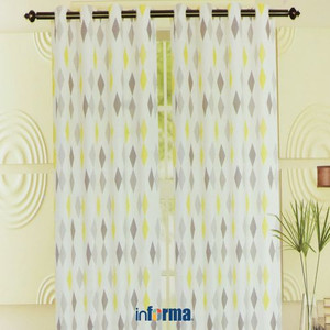 GORDEN SET CURTAIN SET JACQUARD 988 YLW 140X250CM