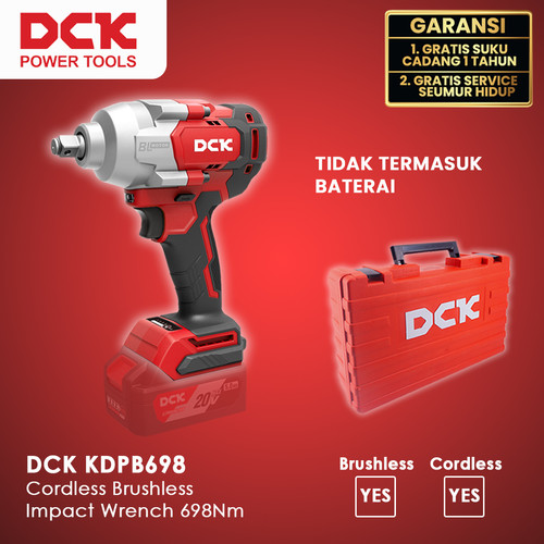 DCK KDPB698FK Cordless Brushless Impact Wrench 698Nm