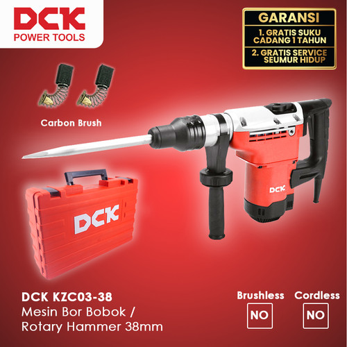 DCK KZC03-38 Mesin Bor Bobok / Rotary Hammer 38mm