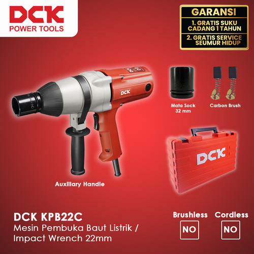 DCK KPB22C Mesin Pembuka Baut Listrik / Impact Wrench