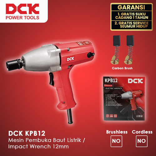 DCK KPB12 Mesin Pembuka Baut Listrik / Impact Wrench