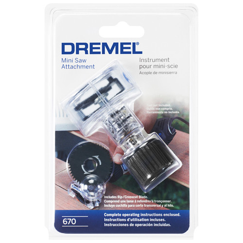 DREMEL 670 Mini Saw Attachment / Pemotongan 6,4 mm Rotary Multi Tool