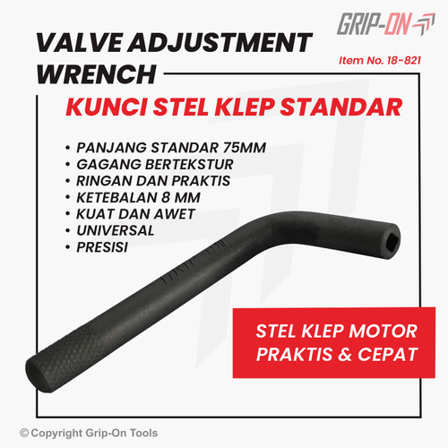 GRIP-ON VALVE ADJUSTMENT WRENCH KUNCI STEL KLEP STANDARD (PENDEK)