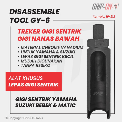 TREKER GIGI SENTRIK GY-6 PANJANG / DISASSEMBLE TOOL GY6 (LONG) GRIP ON