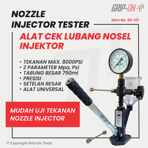 GRIP-ON NOZZLE INJECTOR TESTER PS-60H ALAT UJI INJEKTOR NOSEL PS60H