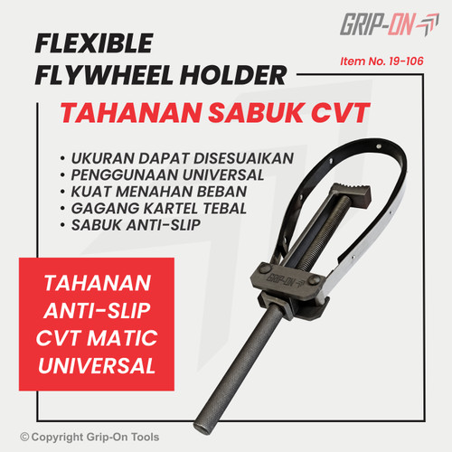 GRIP-ON FLEXIBLE FLYWHEEL HOLDER TAHANAN SABUK CVT UNIVERSAL GRIP ON