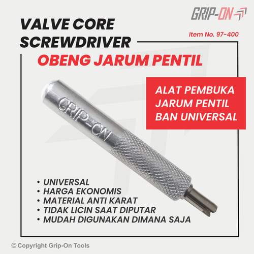 PEMBUKA PENTIL GRIP ON / VALVE CORE SCREWDRIVER GRIP-ON