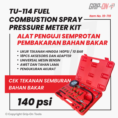 OIL COMBUSTION SPRAY PRESSURE METER KIT TU-114 UKUR TEKANAN PEMBAKARAN