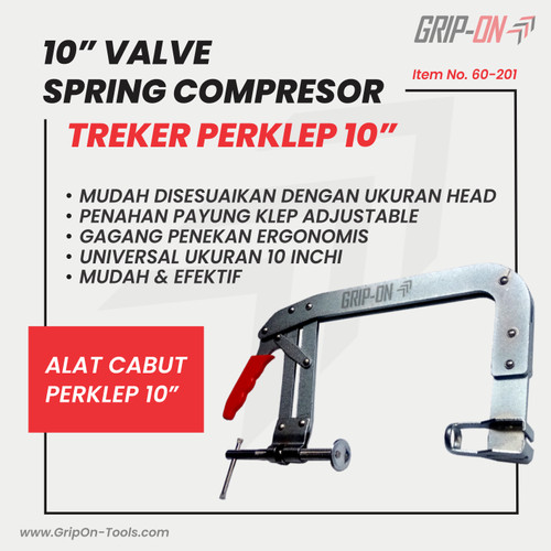 GRIP-ON VALVE SPRING COMPRESOR 10" ALAT INSTALASI PERKLEP 10 IN 60-201