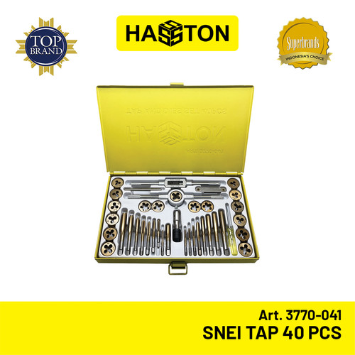 Hasston Snei Tap Set 40pcs / Alat Snei Tap Ulir (3770-041)