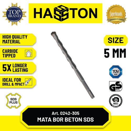 Hasston Mata Bor SDS / Bor Tembok / Drill Bits (0242)