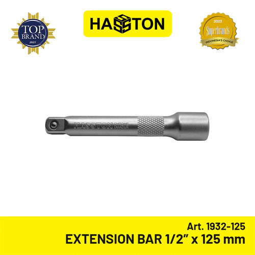 Hasston Extension Bar 1/2" x 125mm / Sambungan Kunci Sok (1932-125)