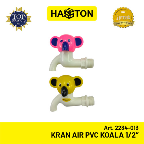 Hasston Kran Air PVC Kepala Koala 1/2'' / Keran Plastik (2234-013)