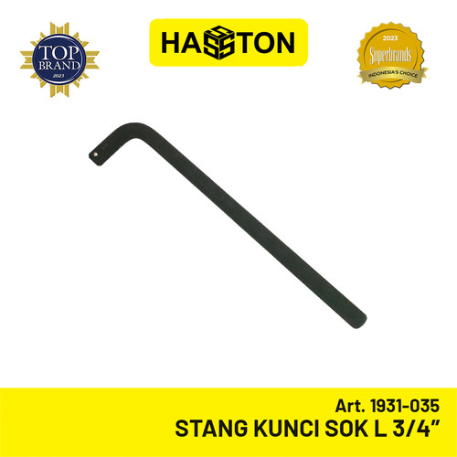 Hasston Stang Kunci Sok L 3/4'' Hitam / Handle Kunci Sok (1931-035)