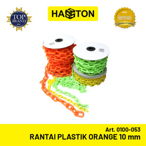 Hasston Rantai Plastik Orange 10mm / Plastic Chain (0100-053)