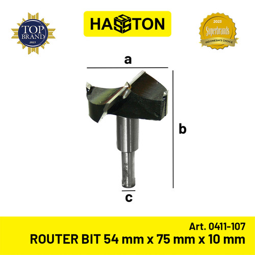 Hasston Hinge Boring Bit 54mm / Forstner Bit Carbide Tipped (0411-107)