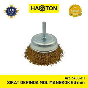 Hasston Sikat Gerinda Model Mangkok 63mm / Sikat Kawat (3450-111)