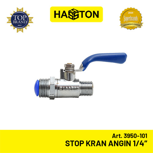 Hasston Stop Kran Angin 1/4'' / Stop Kran Kompresor (3950-101)