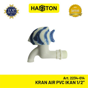 Hasston Kran Air PVC Kepala Ikan Mnfs 1/2'' / Keran Plastik (2234-014)