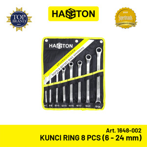 Hasston Kunci Ring Chrome Set 8 pcs (6-24mm) (1648-002)