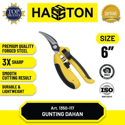 Hasston Gunting Bunga Lengkung 6" (1350-117)