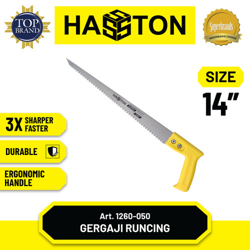 Hasston Gergaji Runcing Kikir Mesin 14" / Gergaji Lancip (1260-051)