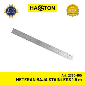 Hasston Meteran Baja Stainless 1.mx1.5mm / Penggaris Baja (2360-150)