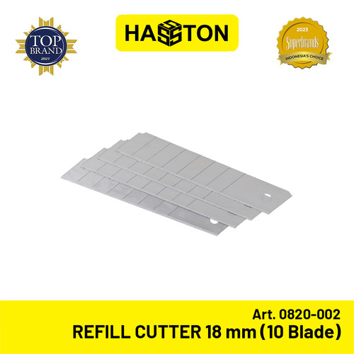 Hasston Refil Pisau Cutter 18mm (10 Blade) / Refill Cutter (0820-002)