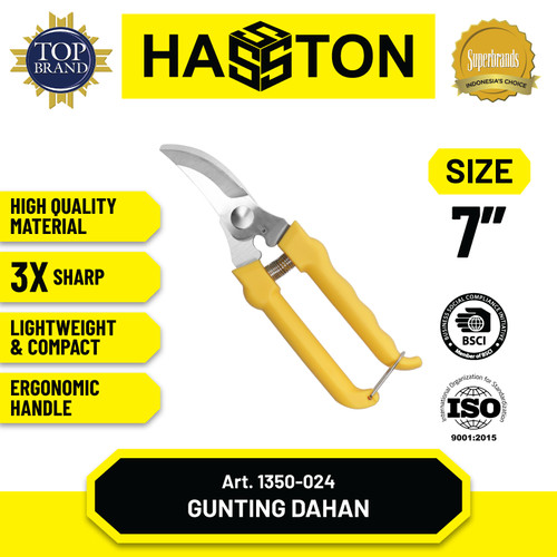 Hasston Gunting Bunga Stainless Steel / Gunting Dahan (1350-024)