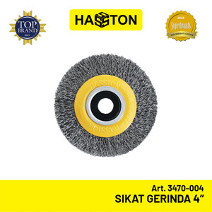 Hasston Sikat Baja Gerinda Flat 4" / Sikat Kawat (3470-004)