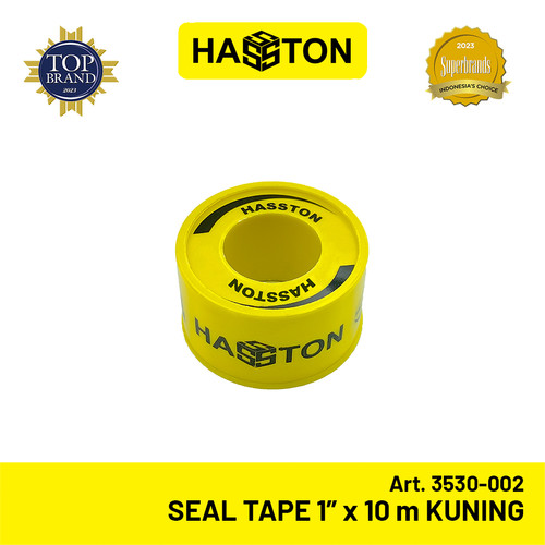 Hasston Seal Tape 1"x10m Kuning / Seltip Pipa (3530-002)