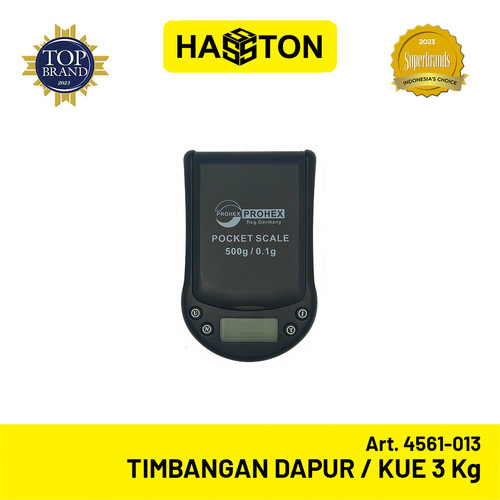 Hasston Timbangan Mini Digital 500 gr Model Pocket (4561-013)