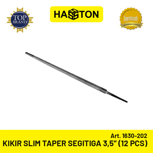 Hasston Kikir Slim Taper 3,5" Segitiga (12 Pcs) (1630-202)