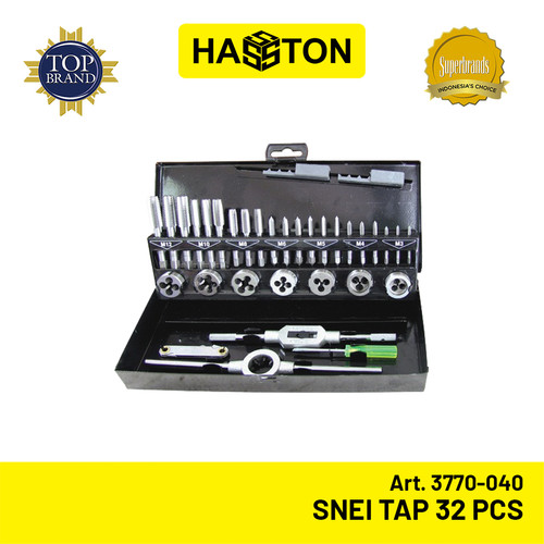 Hasston Senai Tap 32Pcs Metric / Hand Tap / Tap Ulir (3770-040)